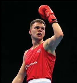  ??  ?? Lewis Richardson was the last Briton in action before the Olympic qualifying tournament was called off in March