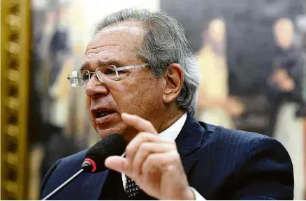  ?? Edu Andrade - 7.jul.21/Divulgação Ministério da Economia ?? O ministro Paulo Guedes, que respondeu a requerimen­to de Randolfe Rodrigues