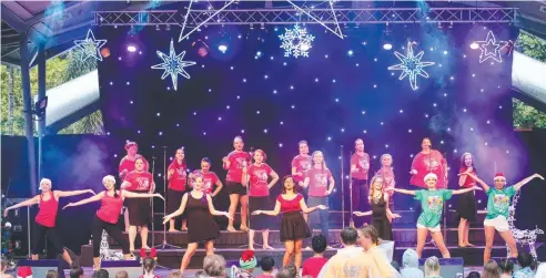  ??  ?? SING-ALONG: Fogarty Park will host the big Cairns Carols by Candleligh­t event next weekend.