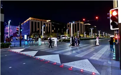  ?? Supplied photo ?? The first-of-its-kind smart pedestrian signals are part of the RTA’s efforts to realise the Smart City initiative. —