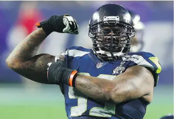  ?? — GETTY IMAGES FILES ?? Defensive tackle Tony McDaniel, who spent 2015 with the Buccaneers, is returning to the Seattle Seahawks after a chance Snapchat encounter.