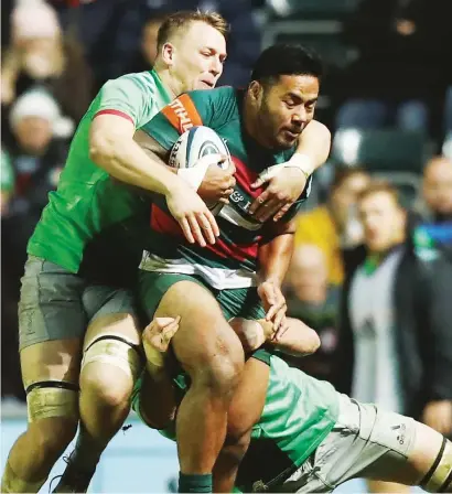  ?? PICTURE: Getty Images ?? Huge plus for England: The return of Manu Tuilagi