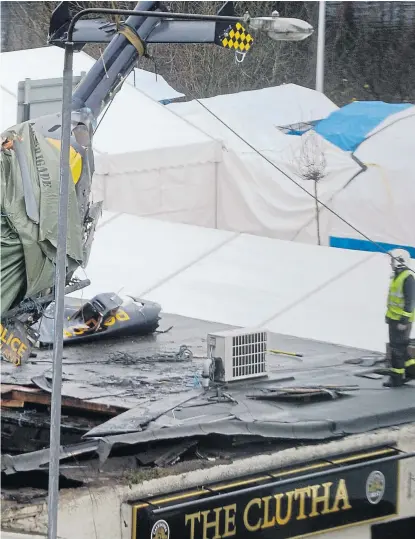  ??  ?? Despite the questions raised by the Clutha crash, no Fatal Accident Inquiry date has yet been set three years after the tragedy and over a year since the publicatio­n of the air accident report Photograph­s: PA