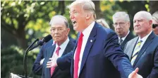  ?? PHOTO: REUTERS ?? US President Donald Trump at the White House on Monday