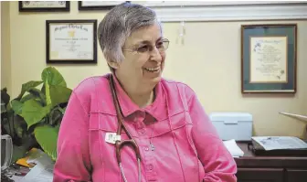  ?? AP FILE PHOTO ?? ‘FUN-LOVING NUN’: Sister Paula Merrill, who was one of two nuns killed yesterday in Durant, Miss., worked as a nurse practition­er, providing health care to ‘people who are neglected by our country,’ her nephew says.