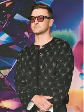  ?? RICHARD SHOTWELL/INVISION ?? Justin Timberlake, seen Nov. 15, will release a new album March 15, ahead of his tour.