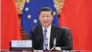  ??  ?? A deal with the EU on market access is seen as a PR victory for Chinese President Xi Jinping