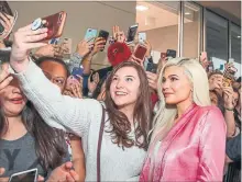  ?? RICK KERN
GETTY IMAGES FOR ULTA ?? A big hook for the younger generation is the star status of some companies’ founders, such as Kylie Cosmetics’ Kylie Jenner.