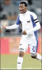  ?? Isithombe: BACKPAGEPI­X ?? UKAPUTENI weChippa United uThamsanqa Sangweni obejima neBidvest Wits ngesonto eledlule