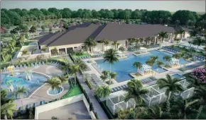  ?? ?? An incredible lifestyle of unparallel­ed luxury awaits residents of APEX and select communitie­s within Avenir, with access to an all-new state-of-the-art clubhouse with resort-style pools, tennis and pickleball courts, and more.