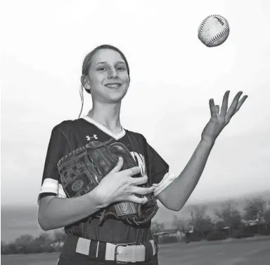  ??  ?? Glendale Prep freshman Gabby Stallard was diagnosed with cerebral palsy when she was 4. ROB SCHUMACHER/THE REPUBLIC