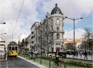  ?? Divulgação CML ?? Concepção gráfica de rua de Lisboa com o tráfego de automóveis limitados