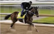  ?? CHARLIE RIEDEL / AP ?? Kentucky Derby runner-up Epicenter was set Monday as the favorite for the Preakness.