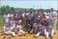  ?? ANDREW ROBINSON/DIGITAL FIRST MEDIA ?? The La Salle baseball team won the PCL championsh­ip Saturday.