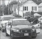  ??  ?? MacNab Street: Police investigat­e a shooting and patrol the area, asking for more informatio­n.