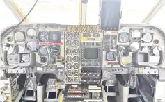  ??  ?? The GAF Nomad N22B’s cockpit.
