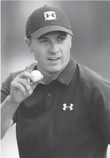  ?? CURTIS COMPTON/THE ASSOCIATED PRESS ?? Jordan Spieth’s 6-under 66 in Thursday’s opening round, good for a two-shot edge, gives him the Masters lead for the eighth time in the last 13 rounds at Augusta National.