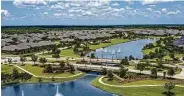  ?? Courtesy of Meridiana ?? Serenity at Meridiana residents will enjoy 100-plus acres of parks and other outdoor amenities.