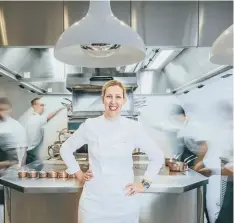  ??  ?? Clare Smyth left home at 16 to become a chef