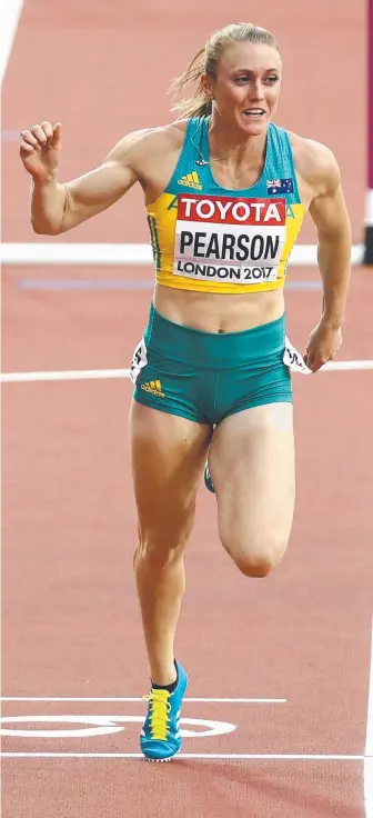  ?? Picture: GETTY IMAGES ?? Sally Pearson faces stiff competitio­n for the Comeback of the Year award.