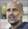  ??  ?? PEP GUARDIOLA: Boss will lead Manchester City into the Champions League next season.