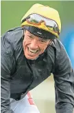  ??  ?? Frankie Dettori rides Mishriff.