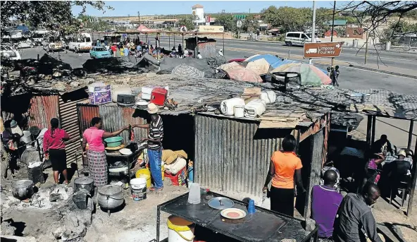  ?? Picture: GALLO IMAGES ?? DESOLATE: The border town of Musina was quieter than usual as some traders closed shop following the Zimbabwean government’s decision to restrict South African imports