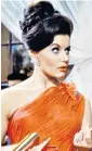  ??  ?? Eunice Gayson in Dr No: clothes pegs held her red dress in place