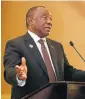  ?? /KOPANO TLAPE GCIS ?? President Cyril Ramaphosa.