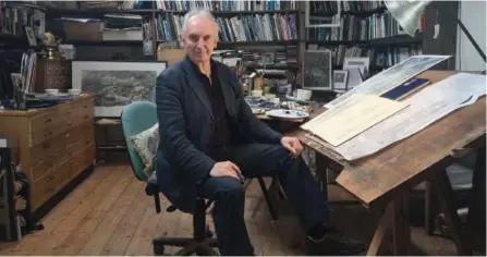  ?? HARPERCOLL­INS ?? “These creatures become pretty real to me, really,” U.K. artist Alan Lee says from his studio in Devon. “I think they are a superior class of fantasy being because of (J.R.R.) Tolkien’s interest in mythology. Virtually everything he creates has some...