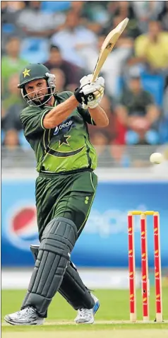  ??  ?? CULT FIGURE: Shahid Afridi of Pakistan
PHOTOGRAGH: GETTY IMAGES