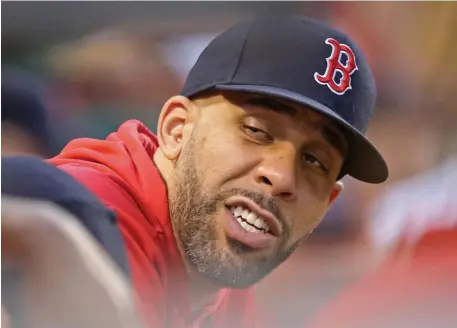  ?? STUART CAHILL / BOSTON HERALD ?? NEXT STEPS: Red Sox left-hander David Price’s wrist has not healed, so he will discuss the possibilit­y of surgery with the team.