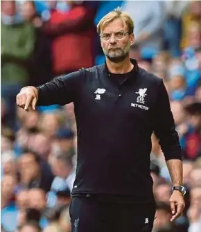  ?? AFP PIC ?? Liverpool manager Jurgen Klopp has been with the club for two years.