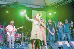  ?? ?? Queen Ifrica performs at the People Get Ready concert held last month in honour of Bob Marley at Main Street Rose Hall in Montego Bay.