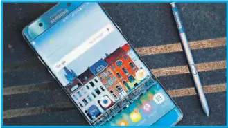  ??  ?? Samsung lanzará un nuevo modelo renovado del Galaxy Note 7