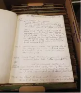  ??  ?? Many of the logbooks’ recordings remain anoonymous; Carver hopes the project will discover more about the women who contribute­d.