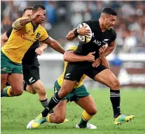  ?? GETTY IMAGES ?? Richie Mo’unga will offer a more than capable replacemen­t for Beauden Barrett if the Hurricanes No 10 goes overseas.