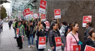  ?? Photo by Charlie Smith. ?? Last year, Vancouver hotel workers were upset with their employers, prompting a lengthy strike; this year, some believe that the B.C. government is protecting the bosses.