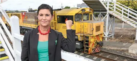  ?? Photo: FILE ?? DELIGHTED: Lockyer Valley Regional Council Mayor Tanya Milligan has welcomed the $15 million federal funding for a business case to get passenger rail services from Toowoomba to Brisbane, and not just freight rail.