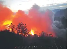  ?? FOTO: CORTESÍA BOMBEROS ?? De tres a cinco incendios forestales hay a diario en la ciudad. Patricia Cálix