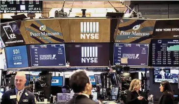  ?? — AFP ?? Unpredicta­ble: My flawed prediction was that US stocks would fall in the event of the widely expected Democrat win of the House and Republican retention of the Senate.