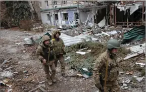  ?? ?? Raging on: The war in Ukraine is approachin­g its one-year anniversar­y