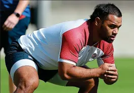  ?? GETTY IMAGES ?? Ready to go: Billy Vunipola trains in Beppu yesterday