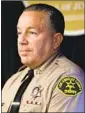  ?? Gary Coronado Los Angeles Times ?? SHERIFF ALEX Villanueva has downplayed the significan­ce of tattooed deputy groups.