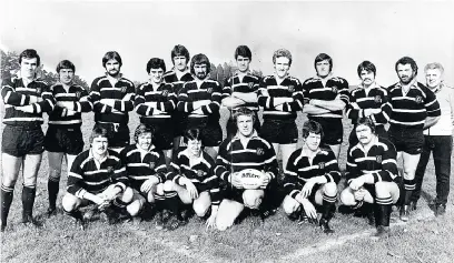  ??  ?? The Maesteg team of 1978-79 that won the Whitbread Merit Trophy