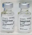  ?? RICK BOWMER THE ASSOCIATED PRESS ?? Vials of fentanyl are shown in the inpatient pharmacy at University of Utah Hospital in Salt Lake City.