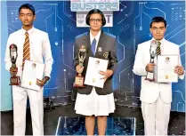  ??  ?? The Brain Busters with SLIIT, season 2, grand finale Winners