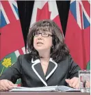  ?? DARREN CALABRESE THE CANADIAN PRESS FILE PHOTO ?? Auditor General Bonnie Lysyk says when expenses are understate­d, the perception is created that government has more money.