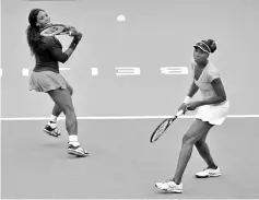  ?? — AFP photo ?? Hacking victims: in 2016 Russian military cyber operatives leaked the personal medical records of tennis superstars Serena Williams (L) and Venus Williams (R).