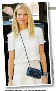  ?? Pictures:XPOSUREPHO­TOS.COM ?? Trend setter: Gwyneth Paltrow